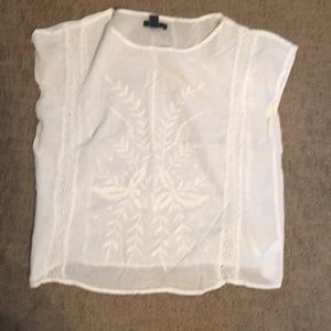 Embroidered Gap Tank